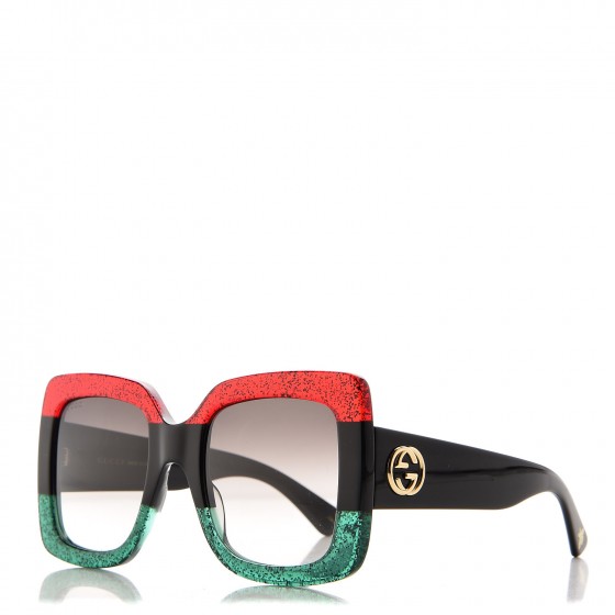 gucci sunglasses red and green