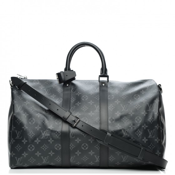 LOUIS VUITTON Monogram Eclipse Keepall Bandouliere 45 199441