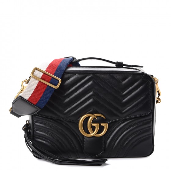 gucci bag with canvas strap