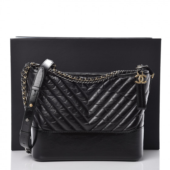 chanel gabrielle hobo chevron