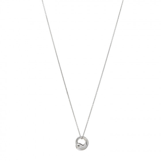 Tiffany Sterling Silver 12mm Elsa Peretti Eternal Circle Pendant Necklace 565240 - Elsa Peretti Circle Pendant Tiffany Sterling Silver 12mm Elsa Peretti Eternal Circle Pendant Necklace 565240 - Elsa Peretti Circle Pendant