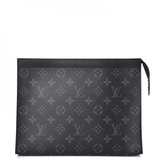 Louis Vuitton Pochette Voyage mm Grey Monogram Eclipse