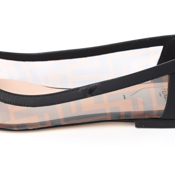 fendi ff mesh skimmer flats