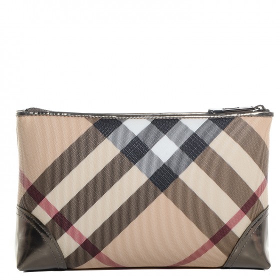 burberry nova check cosmetic bag