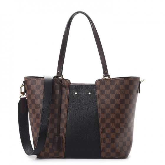 LOUIS VUITTON Damier Ebene Jersey Black 290350