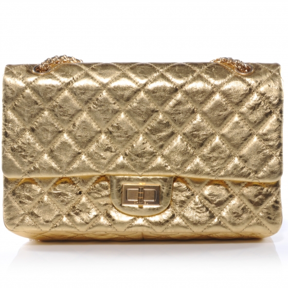 chanel 2.55 gold