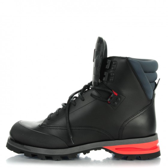 LOUIS VUITTON Mens Calfskin Damier Blizzard Ankle Boots 9.5 Black 152752