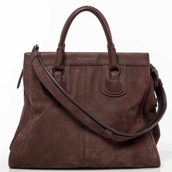 GIVENCHY Leather Neo Bag Brown 35800