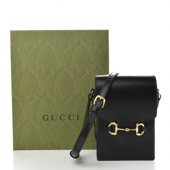 gucci horsebit mini bag black