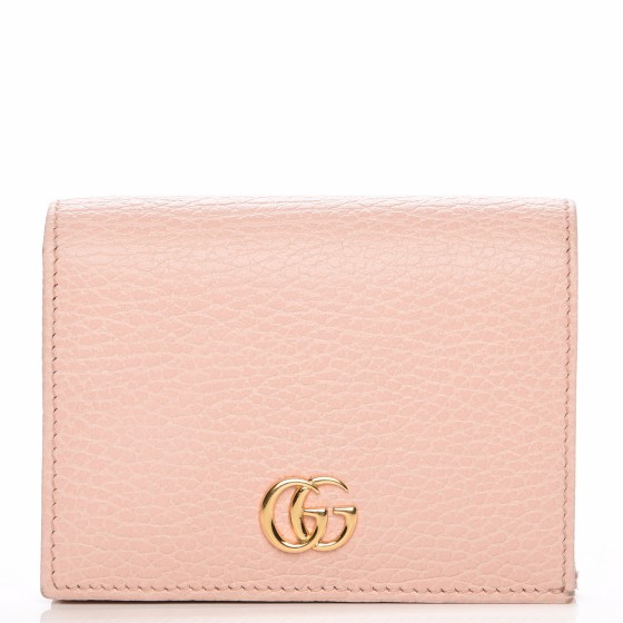 gucci marmont card case pink