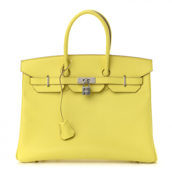 HERMES Epsom Birkin 35 Soufre