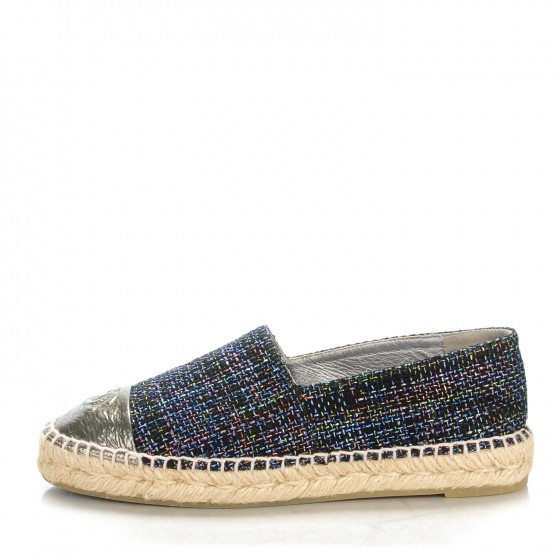 black patent espadrille