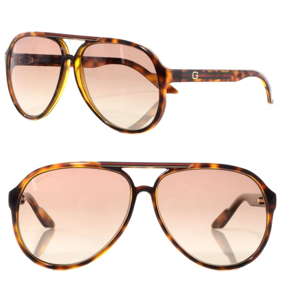 gucci aviator tortoise