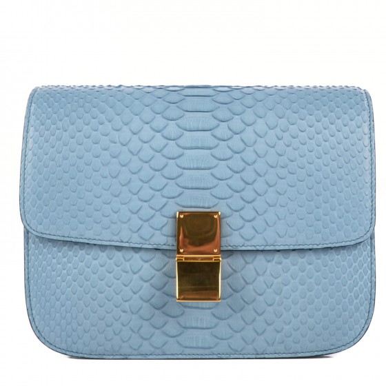 celine python box bag