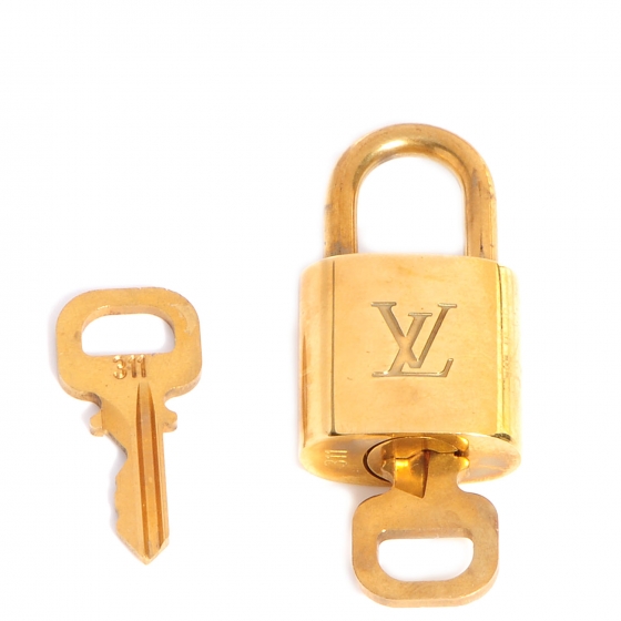 stadig Oversigt excitation LOUIS VUITTON Brass Lock and Key Set #311 69848 | FASHIONPHILE
