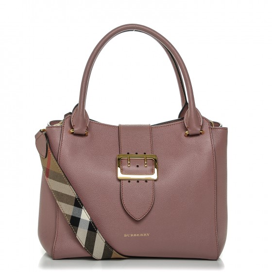 burberry soft grain medium buckle tote