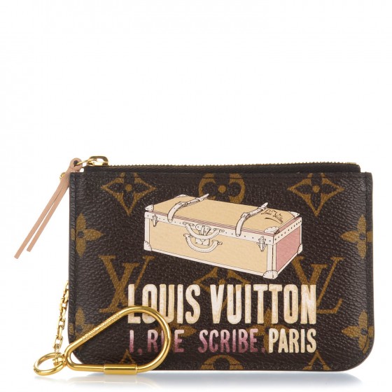 LOUIS VUITTON Monogram Affiche Key Pouch 141702