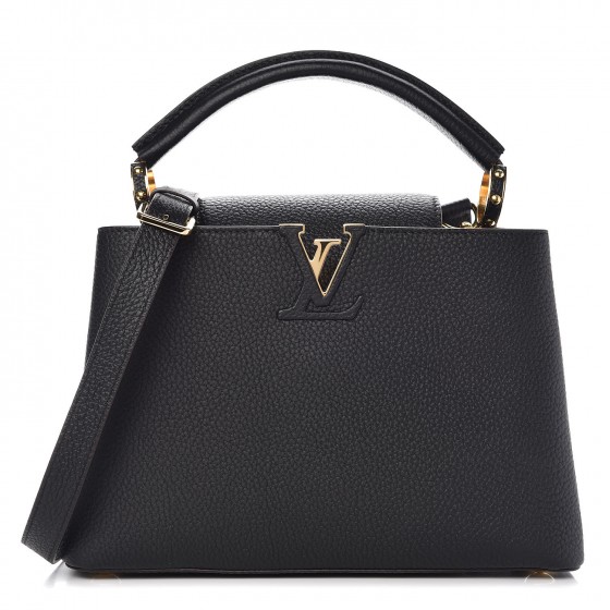 louis vuitton taurillon capucines bb black