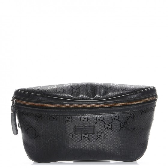 all black gucci fanny pack