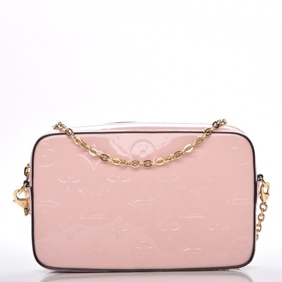 LOUIS VUITTON Vernis Camera Pouch Rose Ballerine 212654