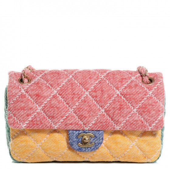 chanel quilted fabric bag
