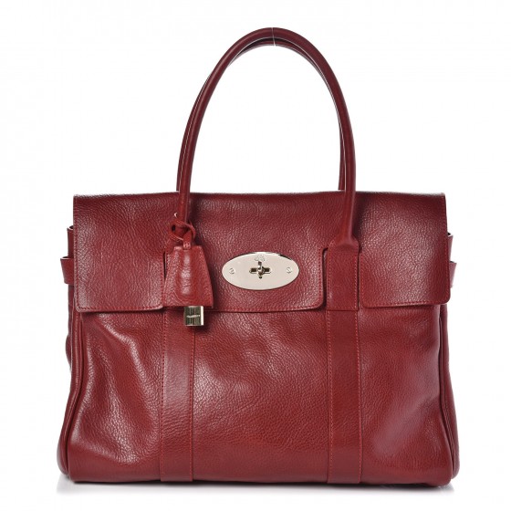 MULBERRY Natural Leather Bayswater Poppy Red 346490