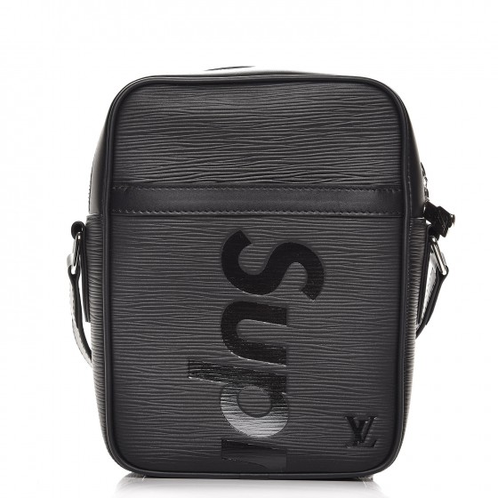 LOUIS VUITTON X SUPREME Epi PM Black 228272 | FASHIONPHILE