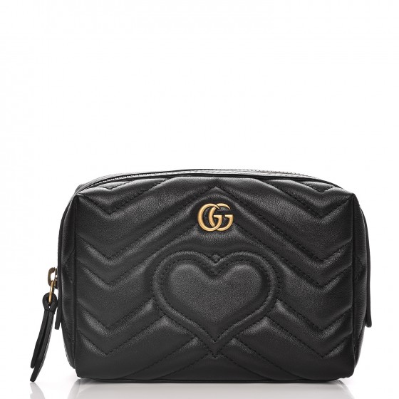 gucci cosmetic bag black