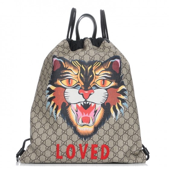 gucci cat backpack