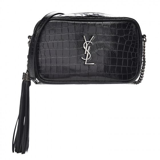 ysl lou camera bag crocodile