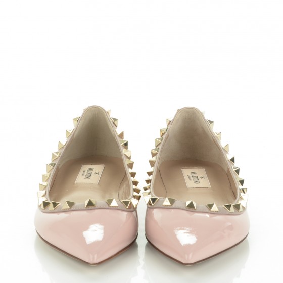 valentino flats poudre