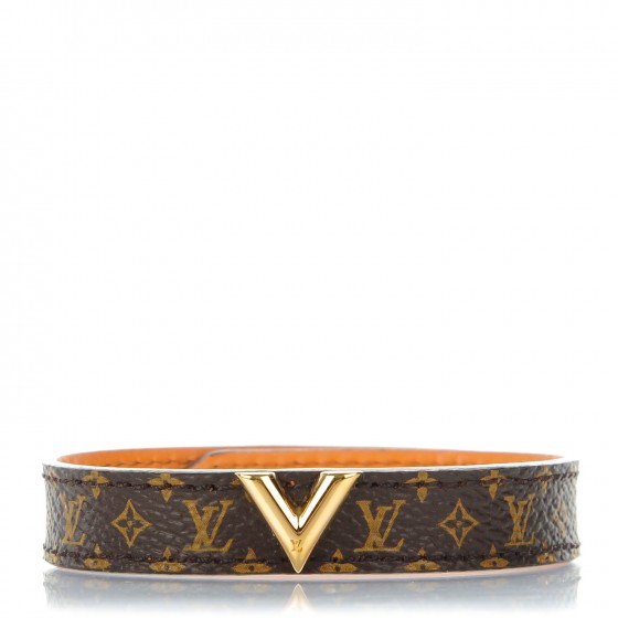 LOUIS VUITTON Monogram Essential V Bracelet 19 135794