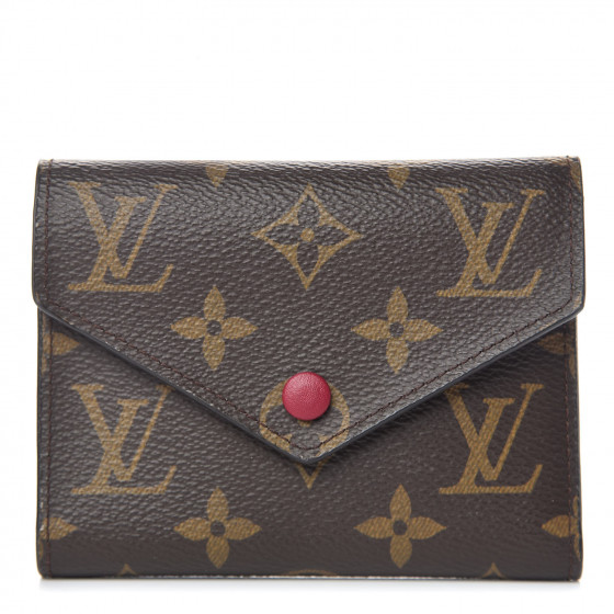 LOUIS VUITTON Monogram Victorine Wallet Fuchsia 583401