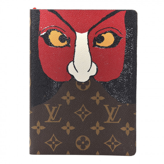 LOUIS VUITTON Monogram Kabuki Clemence Notebook 563290