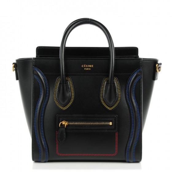 celine nano luggage multicolor