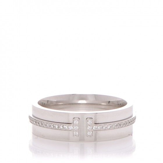 tiffany t two ring white gold