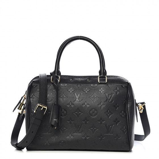 LOUIS VUITTON Empreinte Speedy Bandouliere 25 NM Black 516111