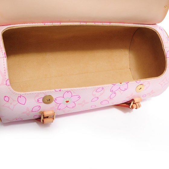 louis vuitton bag with pink flowers