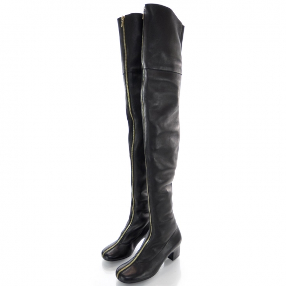 chanel otk boots
