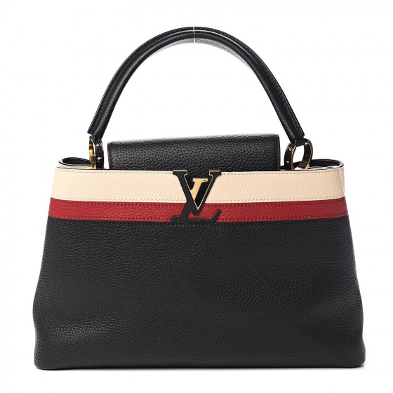 louis vuitton taurillon capucines bb black