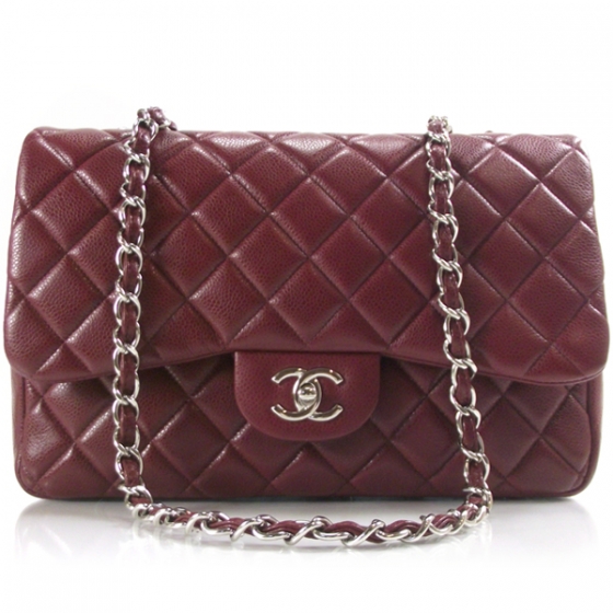 red chanel flap