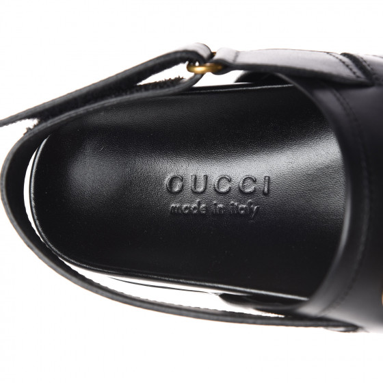 gucci river horsebit slide
