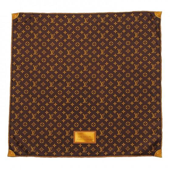 vuitton monogram confidential square scarf