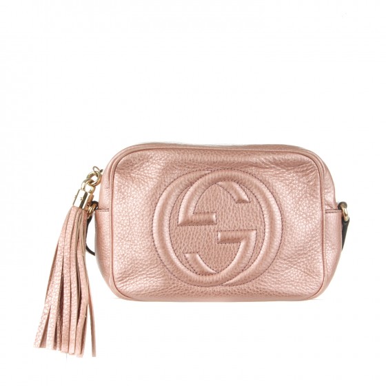 rose gold gucci purse