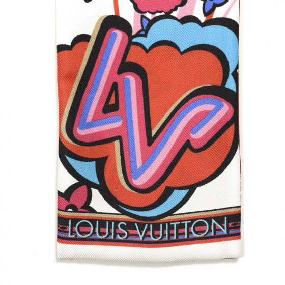 $250 Louis Vuitton Monogram Canvas Silk Bandeau Twilly Scarf - Lust4Labels