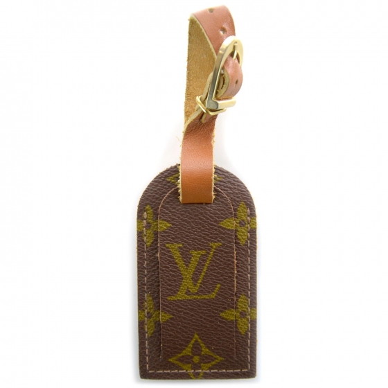 LOUIS VUITTON Monogram French Company Luggage Tag 35997
