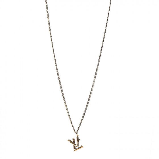 Louis Vuitton LV Snake Pendant Necklace Aged Silver in Metal with Aged  Silver-tone - US