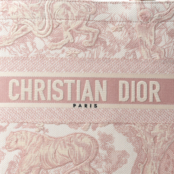 CHRISTIAN DIOR Canvas Embroidered Small Dioriviera Toile De Jouy Book ...
