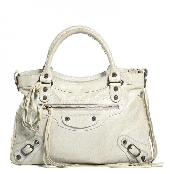 balenciaga town bag ivory