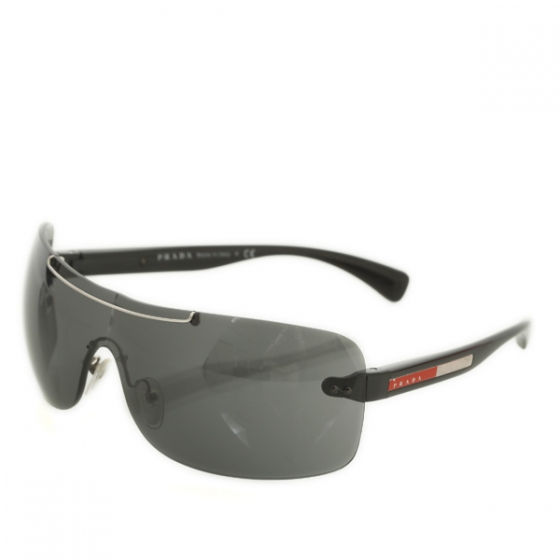 PRADA Rimless Sunglasses SPS 02M Black 